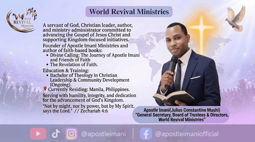 Apostle Imani - General Secretary